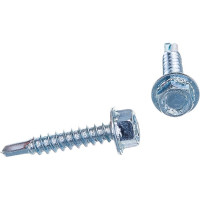 Саморез ZAMETAL 3,5 х 19 со сверлом и шестигранн. головкой  DIN 7504K, оц., уп. 1000 шт. ZA081290