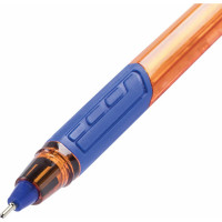 Ручка BRAUBERG шариковая масляная с грипом Extra Glide GT Tone Orange СИНЯЯ 0,7 мм, 0,35 мм 12 шт 142923