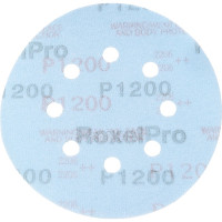 Шлифовальный круг ROXTOP FILM 125 мм, Р1200, 8 отверстий, 100 шт RoxelPro 152121