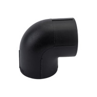 Угол Blue Ocean полипропиленовый 25x90 градусов UV-pro с защитой от ультрафиолета черный PPRF/90E-UV(Bk)-25