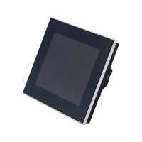 Терморегулятор для теплого пола IQWATT IQ THERMOSTAT BLACK DIAMOND программируемый, с зеркальным сенсорным дисплеем 407