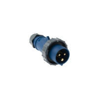 Кабельная вилка INPIN 16A/230V/1P+N+E/IP67 CA278