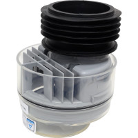 Канализационный воздушный клапан McAlpine ф110 с прозр. крышкой с прокл. MRAA1-CLEAR