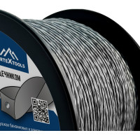 Леска витой квадрат с сердечником 3 мм, бобина 168 м для триммера vertextools YK-444-3-168