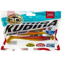 Виброхвосты Lucky John LJ 3D Series KUBIRA SWIM SHAD 5.0in, 12.50 /PG06, 3шт 140420-PG06