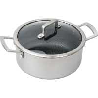 Кастрюля Edenberg с крышкой 3.5 л нержавеющая сталь тефлон EB-17052