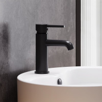 Смеситель для умывальника Damixa Scandinavian Pure чёрный 360210300