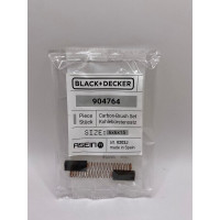 Комплект графитовых щеток 2 шт, Black+Decker, OEM 904764 Asein 0202J