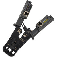 Обжимной инструмент Cabeus HT-022) 3 в 1, для RJ-45, RJ-11/12, с тестером для витой пары HT-2010NT