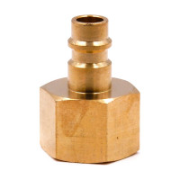 Соединение быстросъемное пневматическое HQ-PF12 «папа»-внутр. резьба 1/2" (латунь) HQ-mech УТ000002477
