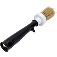 Круглая кисть DECOR 612-030 d30 мм, кр-30, светлая смешанная щетина, пластиковая ручка 11608244