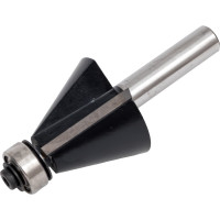 Фреза фасочная с подшипником угол=22.5°, 31.8х66 мм, S=8 мм WOODWORK 936.3222.08