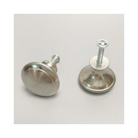 Ручка-кнопка Brante br906l серебро 606798