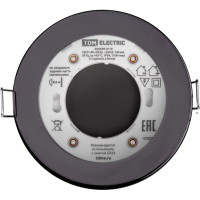 Встраиваемый светильник TDM ELECTRIC СВ 01-09 GX53 230 В 50 Гц черный хром IP54 SQ0359-0114