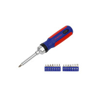 Реверсивная отвертка с трещоткой WORKPRO 3-72 15в1 (14 насадок) WP221061