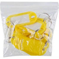 Бирки для ключей ООО Комус 10 шт., желтая 147843