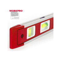 Уровень WORKPRO Торпедо 225 мм, магнитный, 3 глазка WP262026
