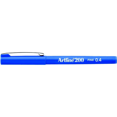 Artline Ручка капиллярная с тонким наконечником (0,4 мм) EK 200 синяя EK200-013