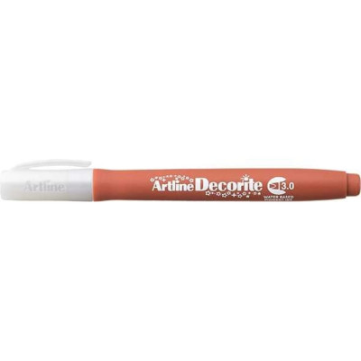 Artline Маркер с пигментными чернилами Decorite, плоский наконечник 3,0 мм, коричневый EDF3-262