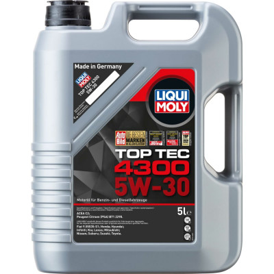 LIQUI MOLY НС-синт. мот.масло Top Tec 4300 5W-30 C2 (5л) 2324