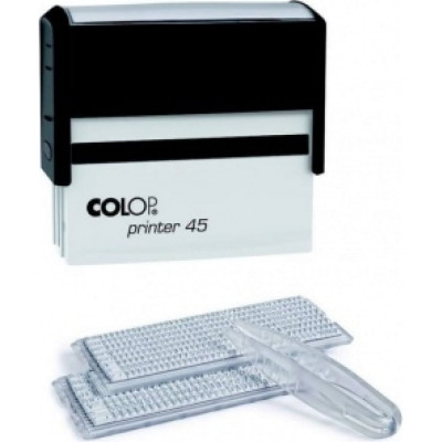 Самонаборный штамп Colop Printer 45N SET- F чер
