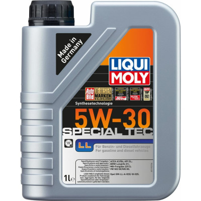 LIQUI MOLY НС-синт. мот.масло Special Tec LL 5W-30 SL A3/B4 (1л) 2447