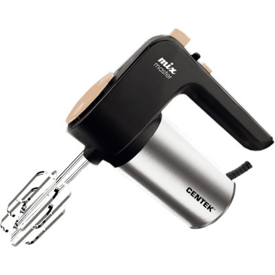 Centek Миксер CT-1123 (Beige) 800Вт, 6 скоростей +турбо, взбивание/замешивание CT-1123 Beige