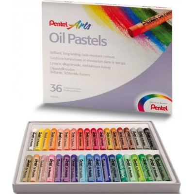 Pentel Пастель масляная в картоне 36 цв. PHN-36U 610056