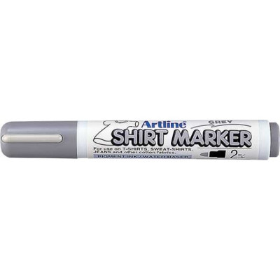 Artline Маркер по ткани Shirt Marker, наконечник 2,0 мм, серый EKT2-510