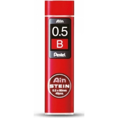 Pentel Грифели для карандашей автоматических Ain Stein 0.5 мм 40 грифелей в тубе C275-BO B 609990