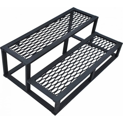 УЛИЧНЫЕ ЛЕСТНИЦЫ Лестница Медиум 2 ступени из ПВЛ, 34x100x61 см, UL-MDM-2-PVL