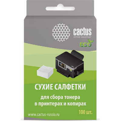 Cactus СалфеткиCS-P2003E для сбора тонера 100шт сухих 1118424