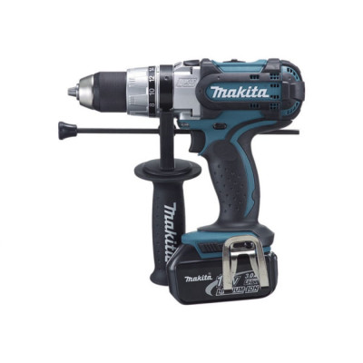 Аккумуляторная ударная дрель Makita BHP 454 RFE