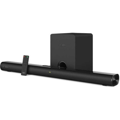 SVEN Саундбар SB-2150A, черный (180 Вт,USB,HDMI,ПДУ,Optical, Bluetooth,дисплей, беспроводной сабвуфер) SV-019556