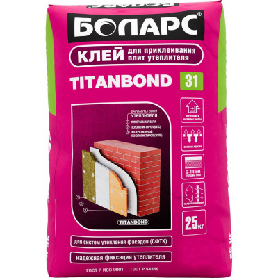 БОЛАРС Клей TITANBOND 25 кг 00000003725