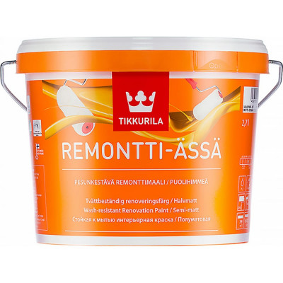 Интерьерная акрилатная краска Tikkurila REMONTTI ASSA 81560010130