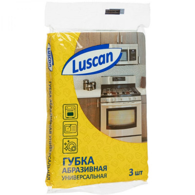 Luscan Губки абразивные 130x90x4 мм 3 шт 1070941