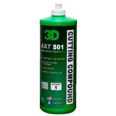 Абразивная паста 3D AAT 501 Rubbing Compound 501OZ32 020560