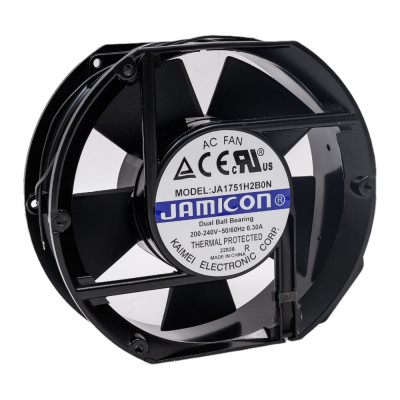 JAMICON JA1751H2B0N-L(JA1751H2B011N-L-R)(провод) 220V (172x150x51) B(подшипник) CFM169/dBA55 вентилятор С00035578