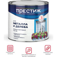 ПРЕСТИЖ ЭМАЛЬ ПФ-115 БЕЛАЯ МАТОВАЯ 1,9 КГ 6 21493
