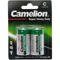 Батарейка 1.5В Camelion, R14 BL-2, 1670