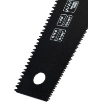 Ножовка MATRIX по дереву UNIVERSAL, 350 мм, зуб - 3D, закаленный зуб, две рабочие кромки полотна - 13-14 TPI и 7-8 TPI, тефлоновое покрытие полотна, двухкомпонентная рукоятка// 23570