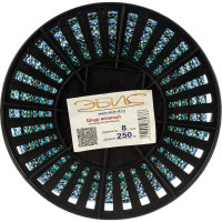 Вязаный полипропиленовый шнур, белый/цветной, катушка 8мм х 250м Эбис 00096