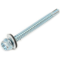 Кровельный саморез Tech-Krep КР ZP сверло 5,5х64 60 шт, коробка с окном 124630