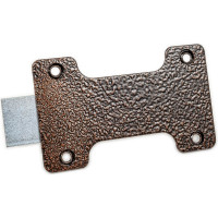 Накладная задвижка Tech-Krep ЗЩ 015 115х70 плоский ригель L154 медь 148364