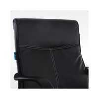 Кресло оператора Helmi HL-M03 Referent экокожа черная, механизм качания 283158