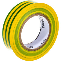 Изолента ФАZА ПВХ 19мм 20м желто-зеленая 5013544
