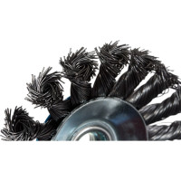 Корщетка дисковая (100 мм; М14; стальная плетенная проволока) Hogert Technik HT7D724