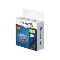 Корщетка дисковая (100 мм; М14; стальная плетенная проволока) Hogert Technik HT7D724