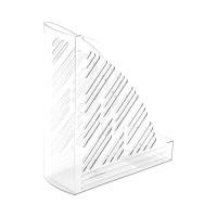 Вертикальный накопитель Attache прозрачный, ширина отделения 85 мм 1337993